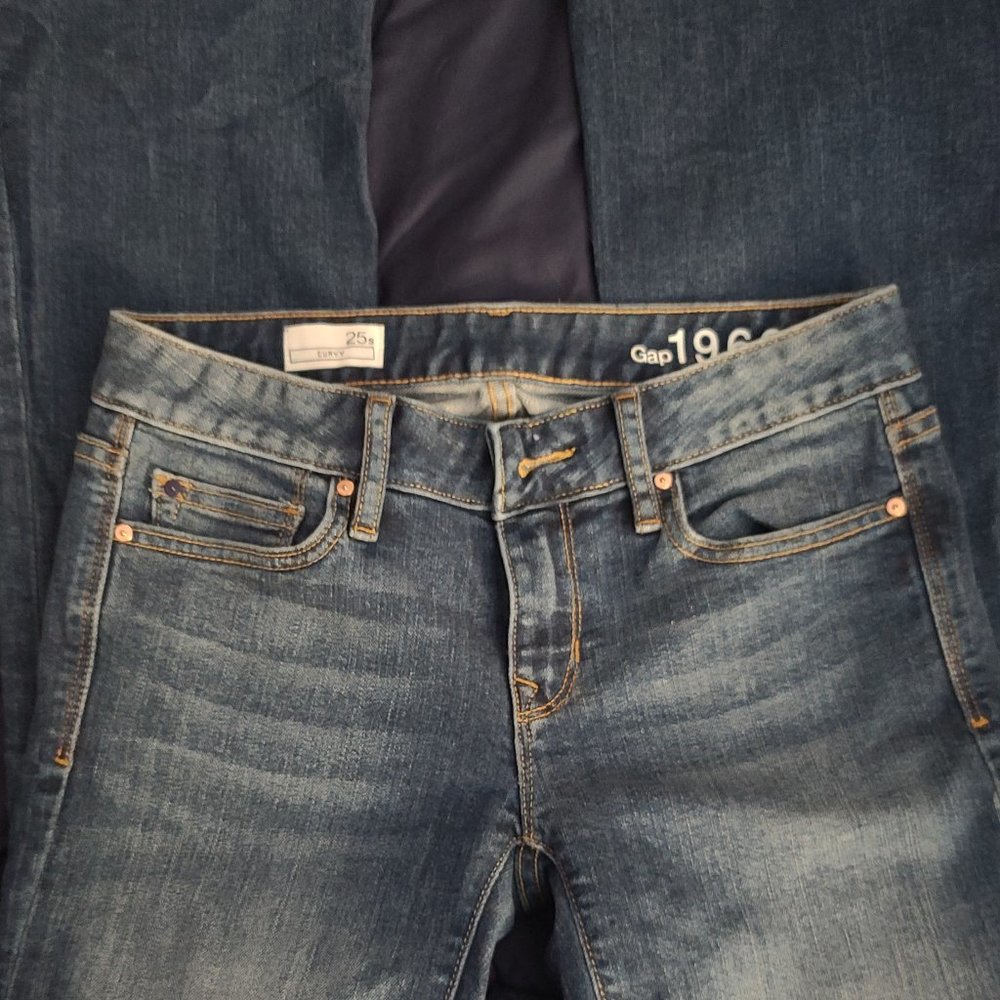 Gap curvy skinny flare jeans